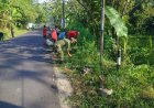 Koramil 0804/09 Sukomoro Laksanakan Kerja Bakti Sinergitas Untuk Indonesia Asri dan Magetan Resik